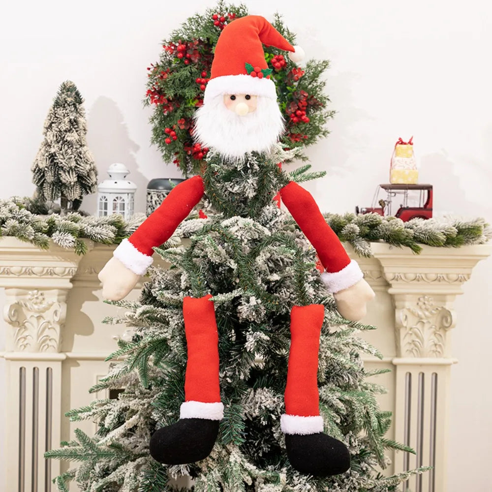 Hugging Santa Christmas Tree Ornament