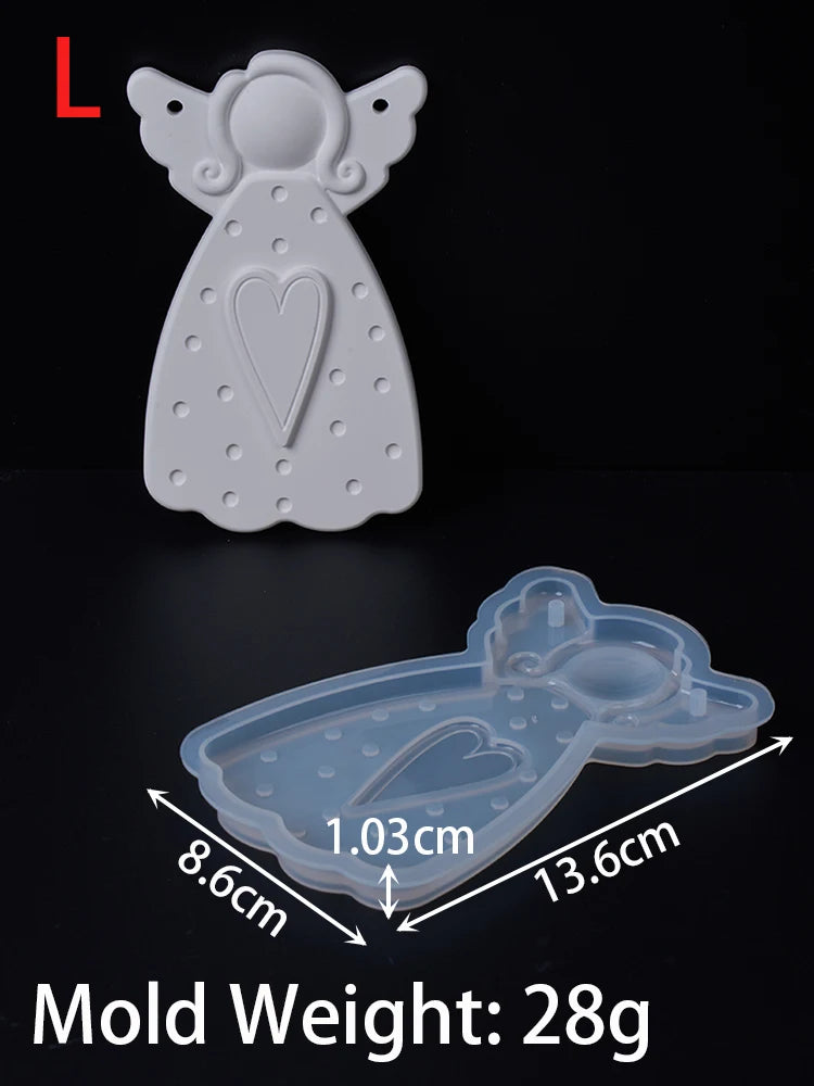 Christmas Angel Silicone Ornament Mold