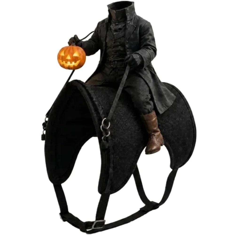 Headless Horseman Pet Costume – 3D Rider Illusion