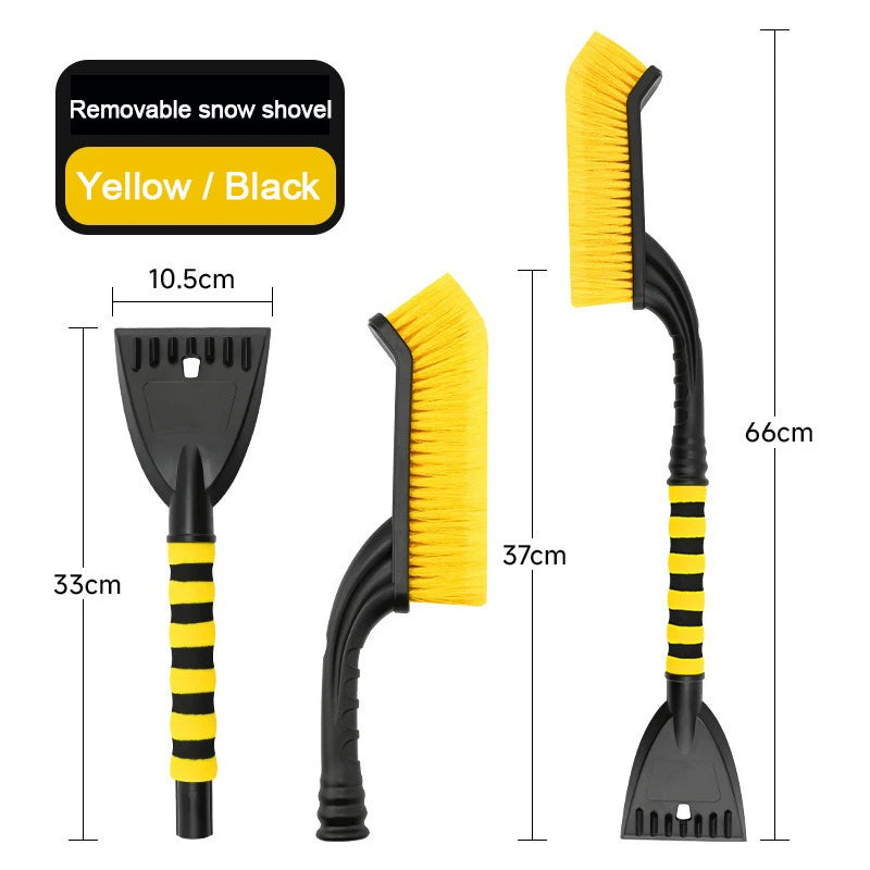 Retractable Car Snow Brush & Detachable Ice Scraper