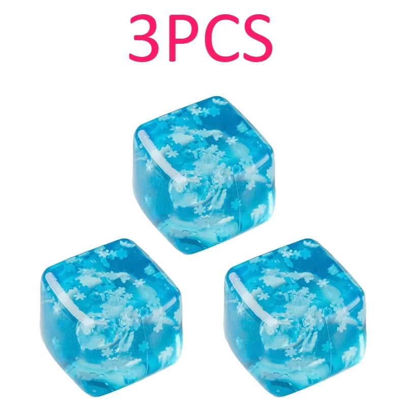 Snowflake Ice Cube Squishy – Slow-Rising Sensory Fidget