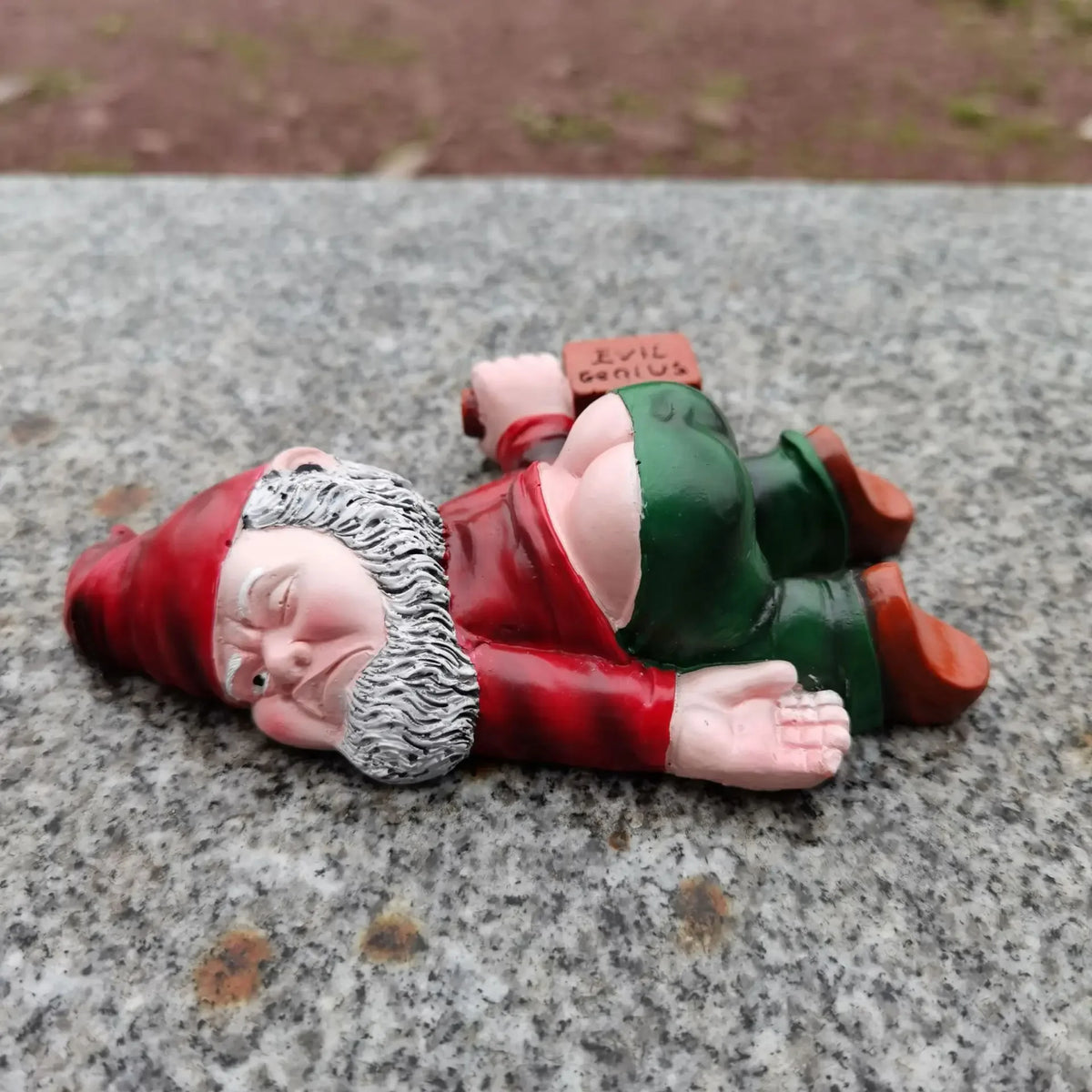 Funny Garden Gnome Resin Figurine – 15 cm