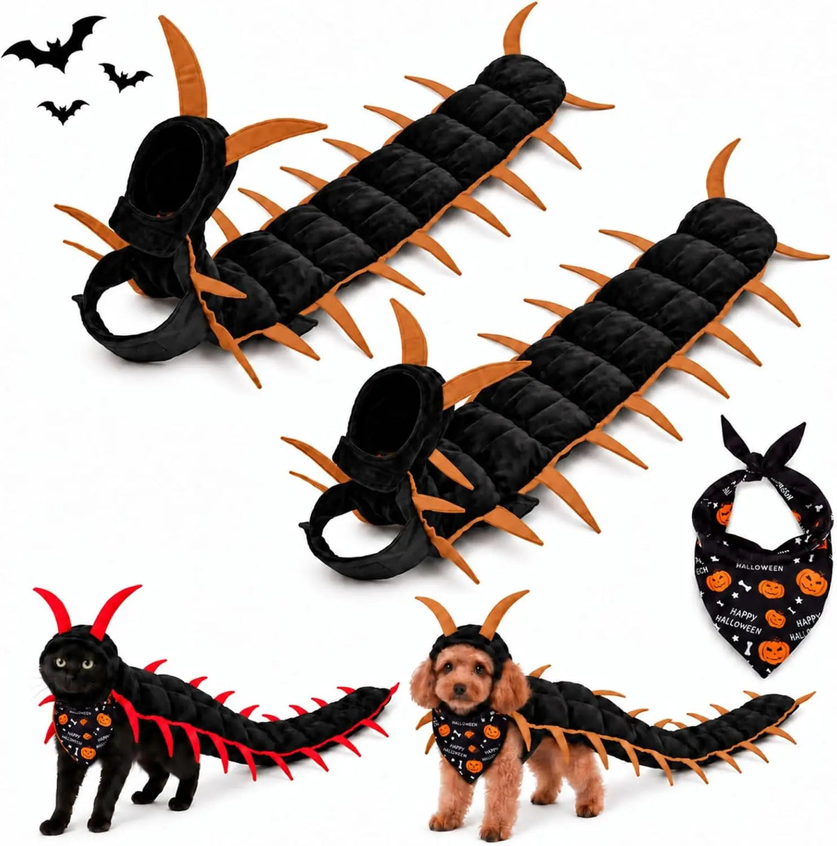 3D Centipede Pet Costume – Cats & Small Dogs