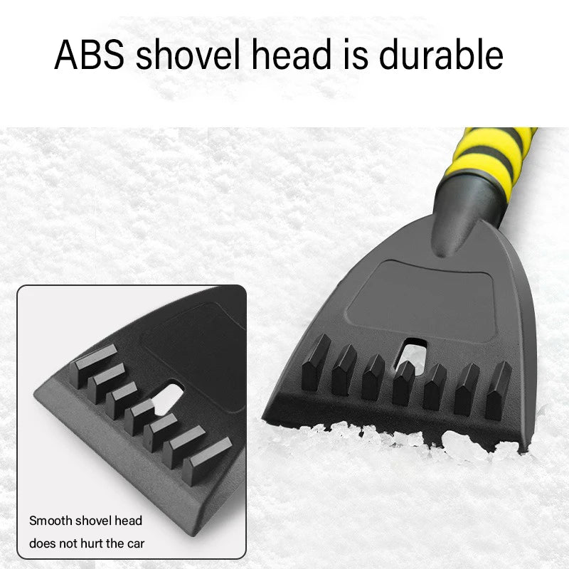 Retractable Car Snow Brush & Detachable Ice Scraper