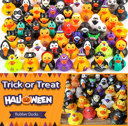 Halloween Rubber Duck Assortment – 16 to 100 Pieces