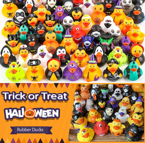 Halloween Rubber Duck Assortment – 16 to 100 Pieces