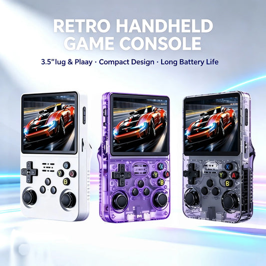 R36S Retro Handheld Game Console – 3.5" IPS, 128GB