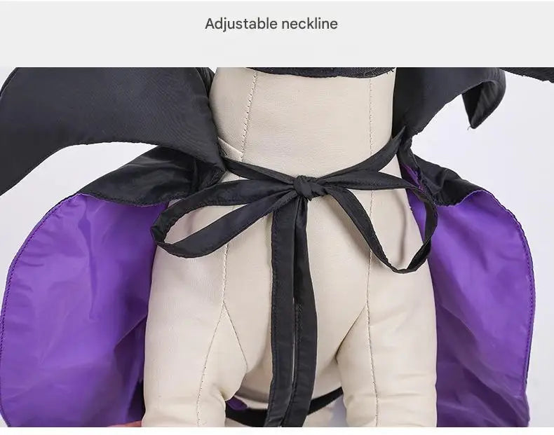Halloween Dog & Cat Hooded Costume Cloak – Black