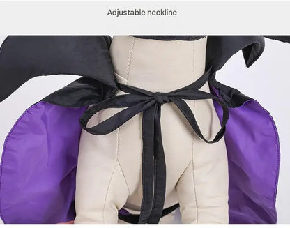 Halloween Dog & Cat Hooded Costume Cloak – Black