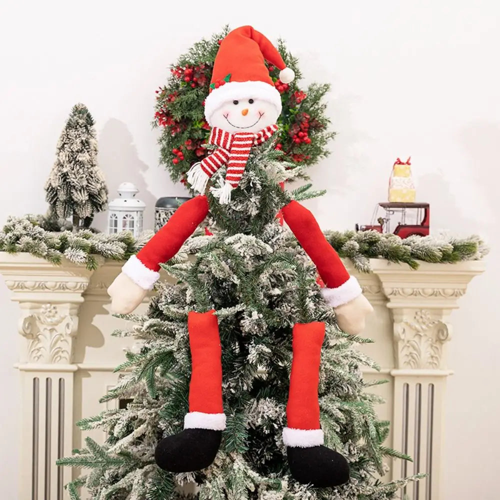 Hugging Santa Christmas Tree Ornament
