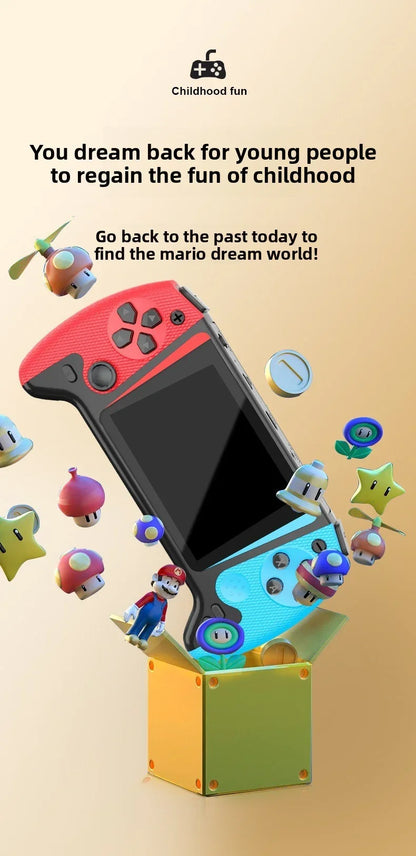 3.5" Retro Game Console – 500 Games, 1/2-Player Options