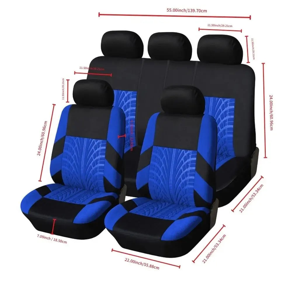 Universal Cloth Car Seat Cover Set