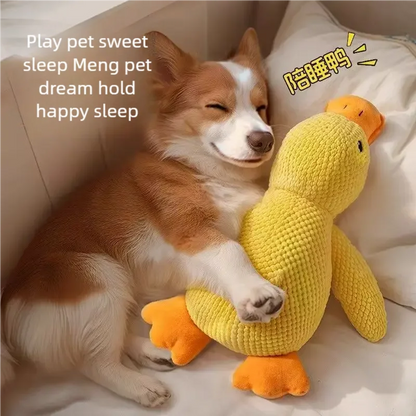 Calming Duck Squeaky Plush Dog Toy