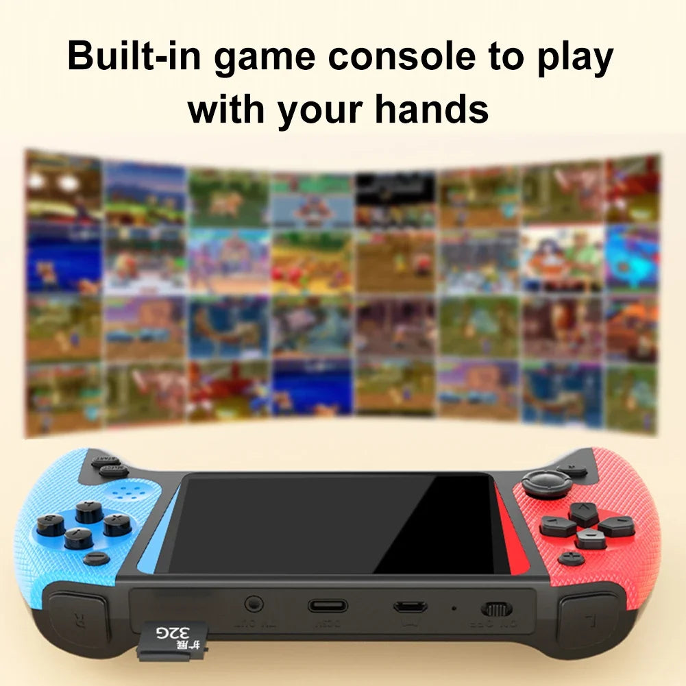 Q21 Retro Handheld Game Console – 3.5" Screen, 500 Games