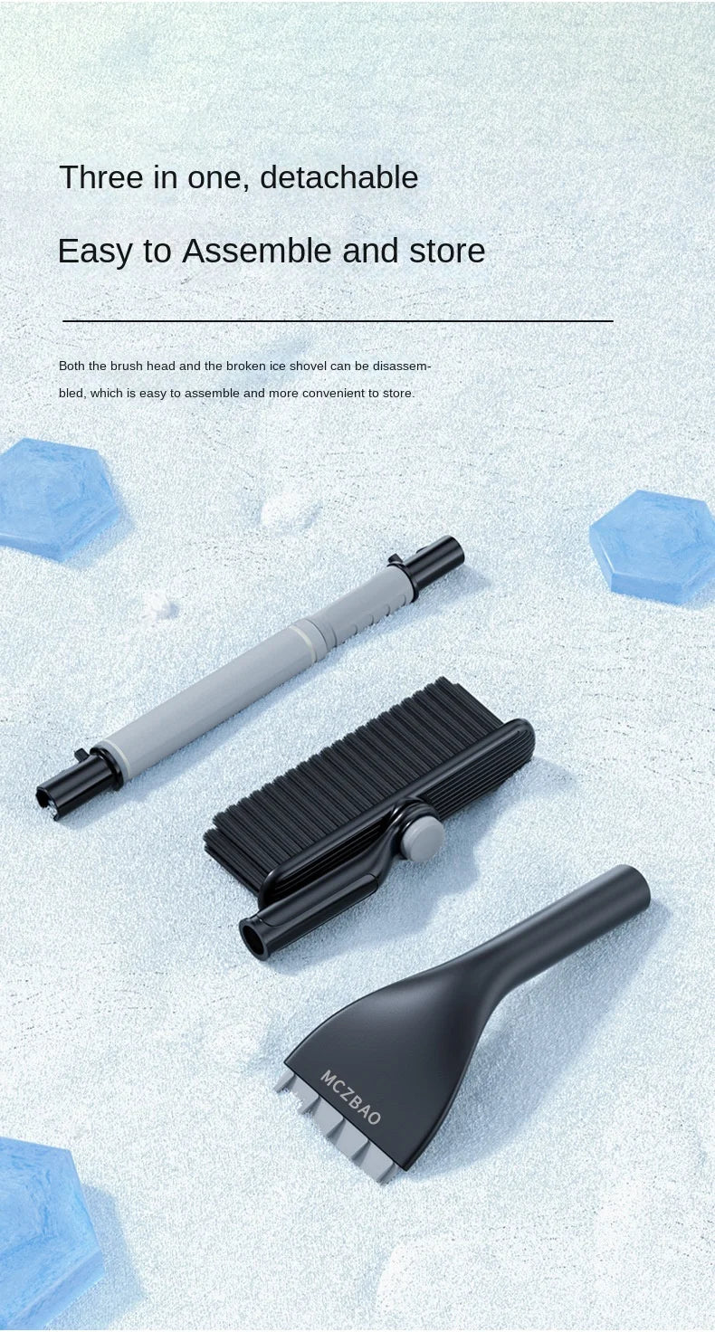Car Snow Brush & Ice Scraper – Windshield Winter Tool