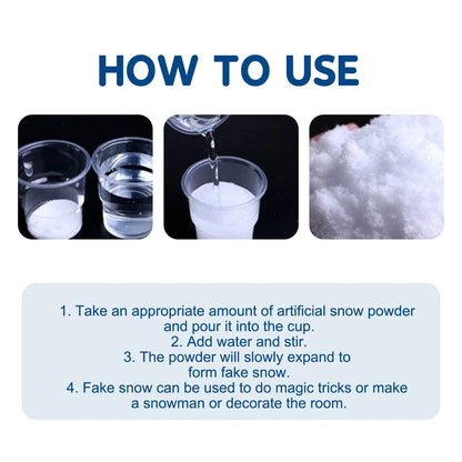Artificial Snow for Holiday Decor & Displays