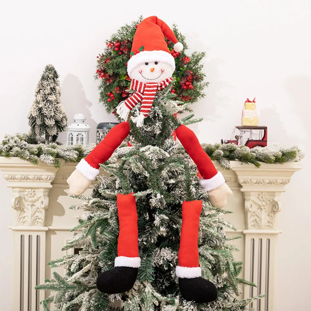 Hugging Santa Christmas Tree Ornament