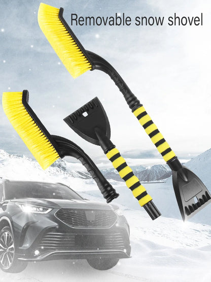 Retractable Car Snow Brush & Detachable Ice Scraper