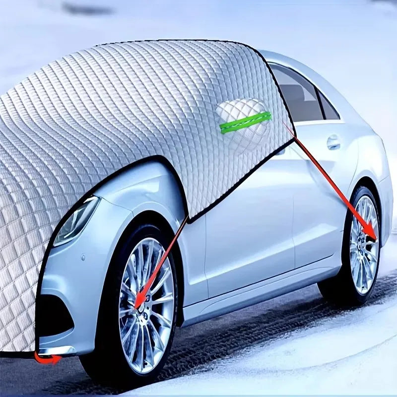 Universal Windshield Snow Cover – Windproof Waterproof Polyester