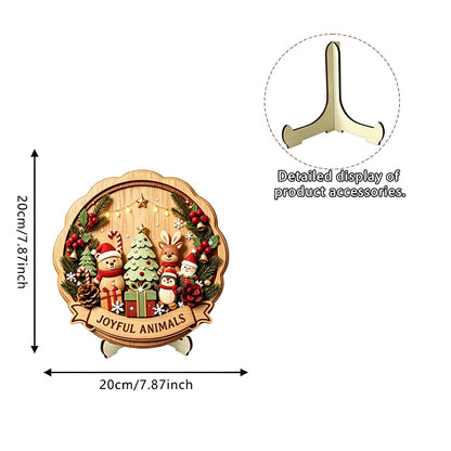 Wooden Christmas Character Tabletop Decor