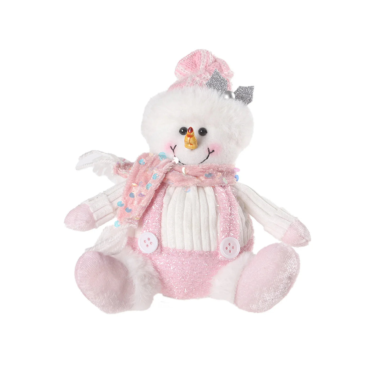 Sequined Christmas Character Hanging Dolls