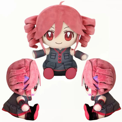 Anime-Inspired Red-Haired Plush Doll