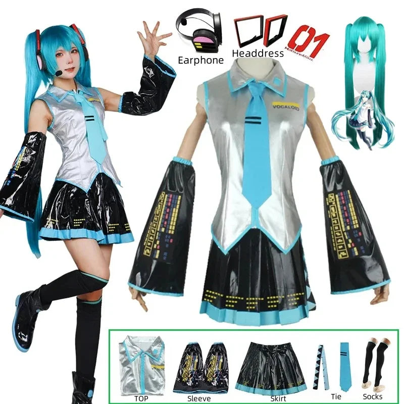 Adult Anime Cosplay Costume Set – Multiple Colors