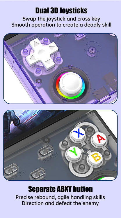 R36 Ultra X Handheld Game Console – 4.5" IPS, 64GB/128GB