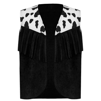 Kids Western Fringe Costume Vest