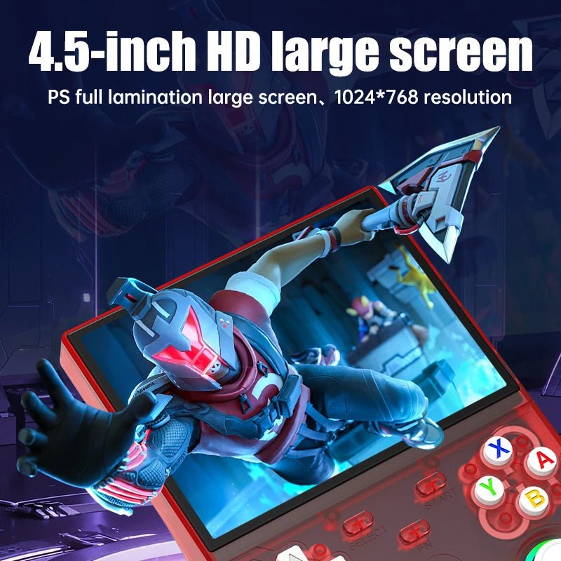 R36 Ultra X Handheld Game Console – 4.5" IPS, 64GB/128GB