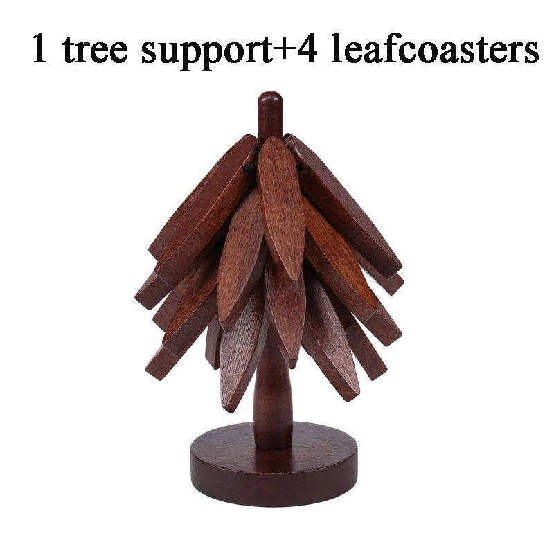Wooden Christmas Tree Trivet