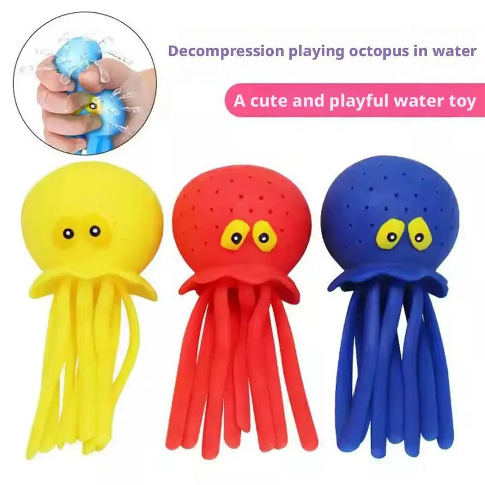 Octopus Sponge Bath Squeeze Toy