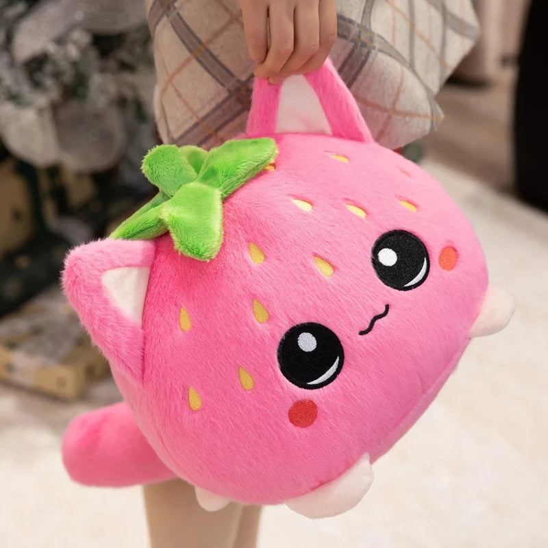 Kawaii Strawberry Cat Plushie