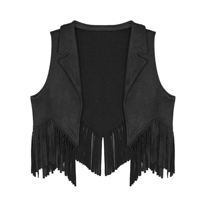 Kids Western Fringe Costume Vest