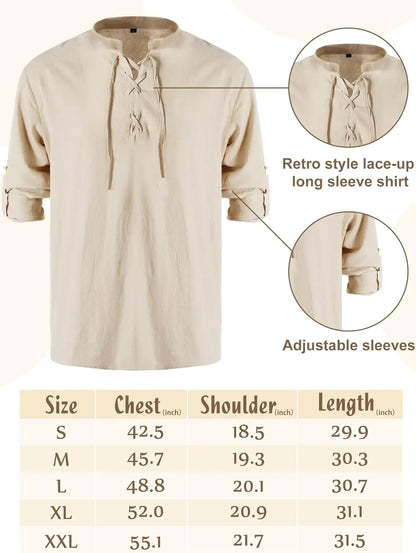 4-Piece Men’s Renaissance Pirate Costume Set