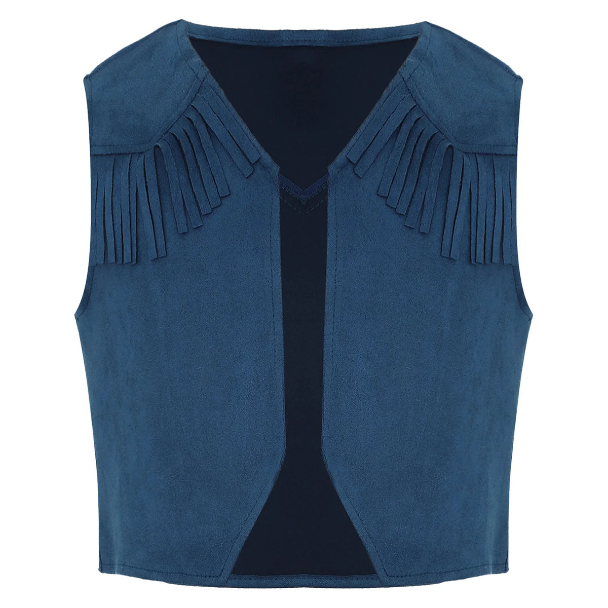 Kids Western Fringe Costume Vest