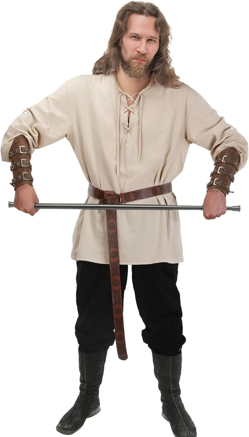 4-Piece Men’s Renaissance Pirate Costume Set