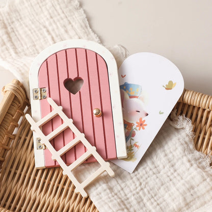 Mini Wooden Fairy Door – Dollhouse & Wall Decor