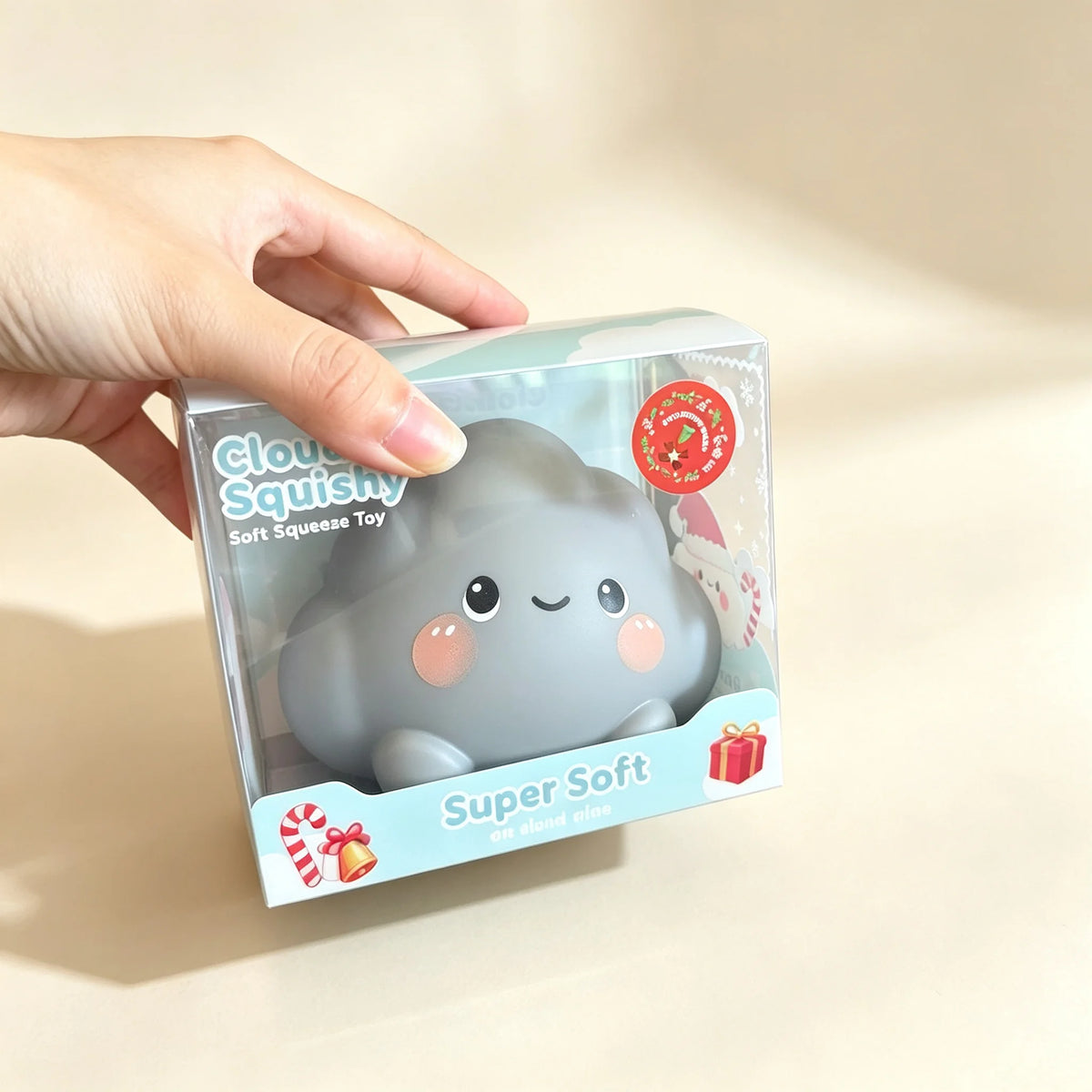 Cloud-Shaped Squishy – Soft Silicone Sensory Fidget