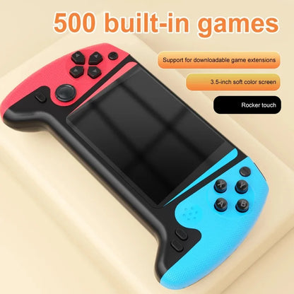 Q21 Retro Handheld Game Console – 3.5" Screen, 500 Games