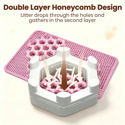 Waterproof Double-Layer Cat Litter Mat
