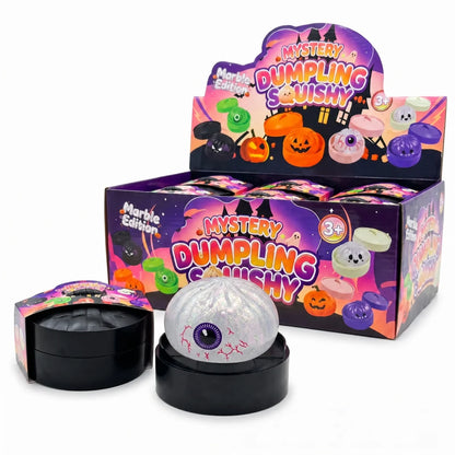 Glitter Pumpkin Halloween Squishy Pack