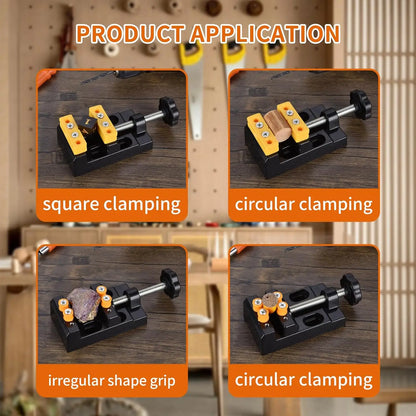 Mini Bench Vise Clamp for Jewelry & Craft Work