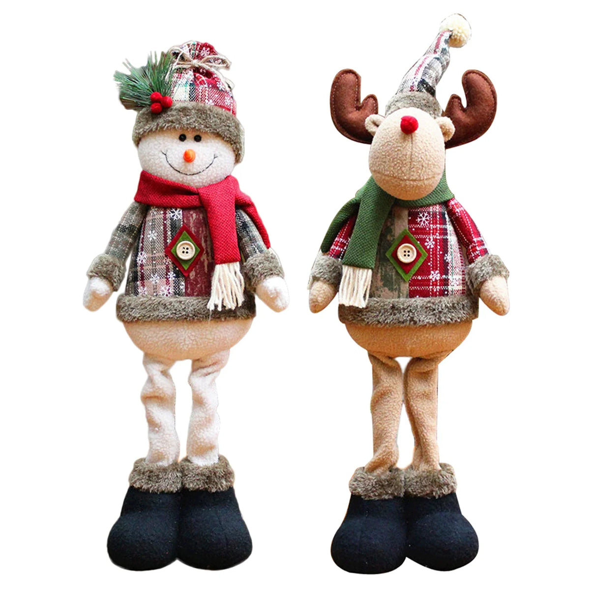Christmas Santa, Snowman & Reindeer Shelf Sitter