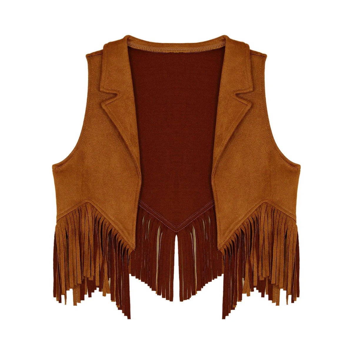 Kids Western Fringe Costume Vest