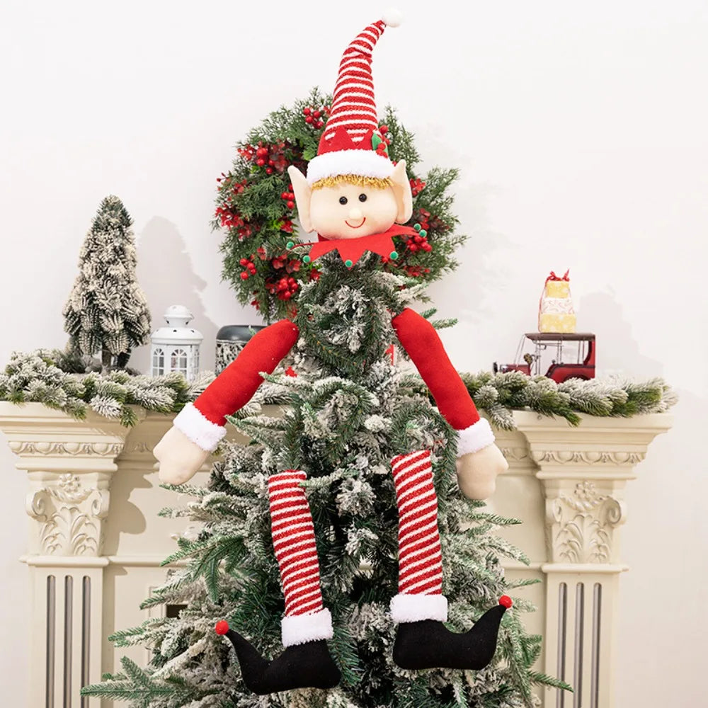 Hugging Santa Christmas Tree Ornament