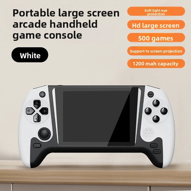 3.5" Retro Game Console – 500 Games, 1/2-Player Options