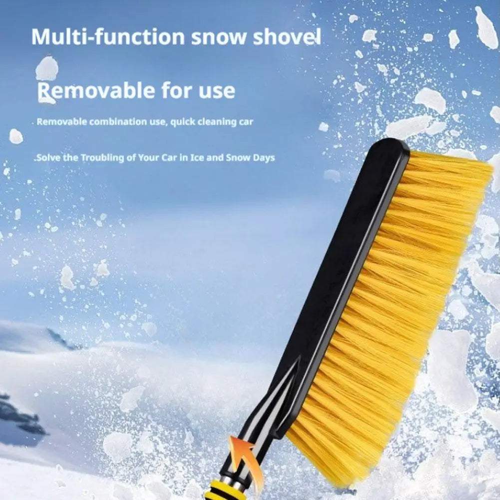 Retractable Car Snow Brush & Ice Scraper – ABS + Foam Grip