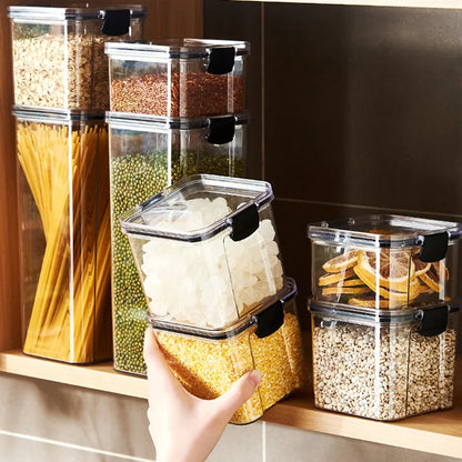 Acrylic Airtight Kitchen Storage Jars – Multiple Sizes