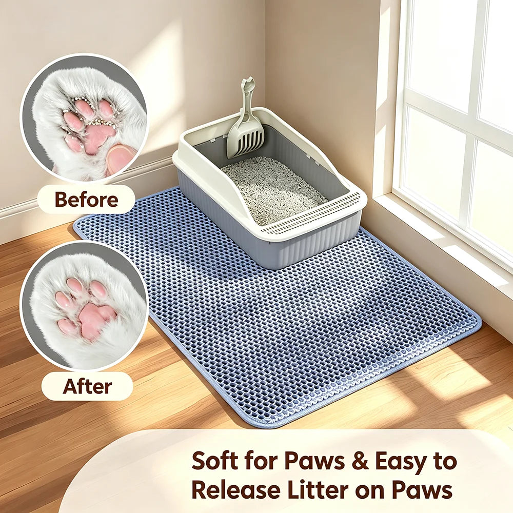 Waterproof Double-Layer Cat Litter Mat